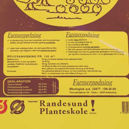 Økologisk Hønsegødning